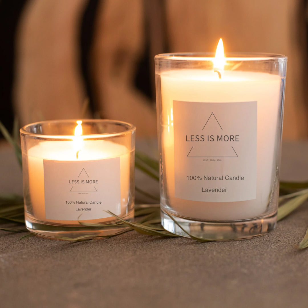 天然香薰精油蠟燭